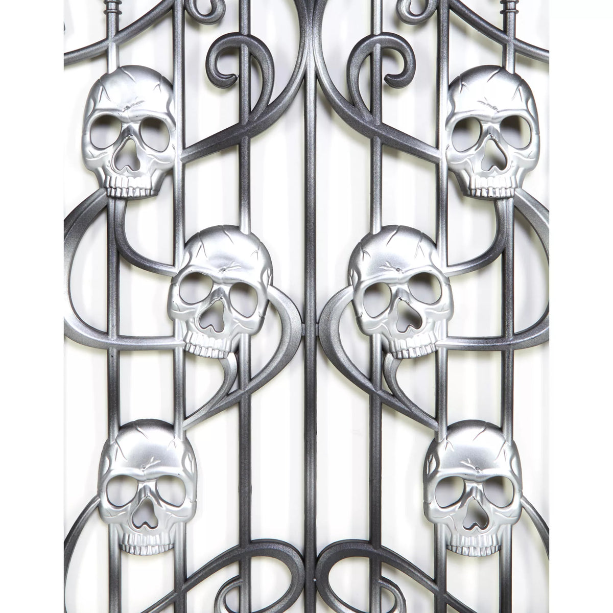 3 Ft Skull Swirl Fence